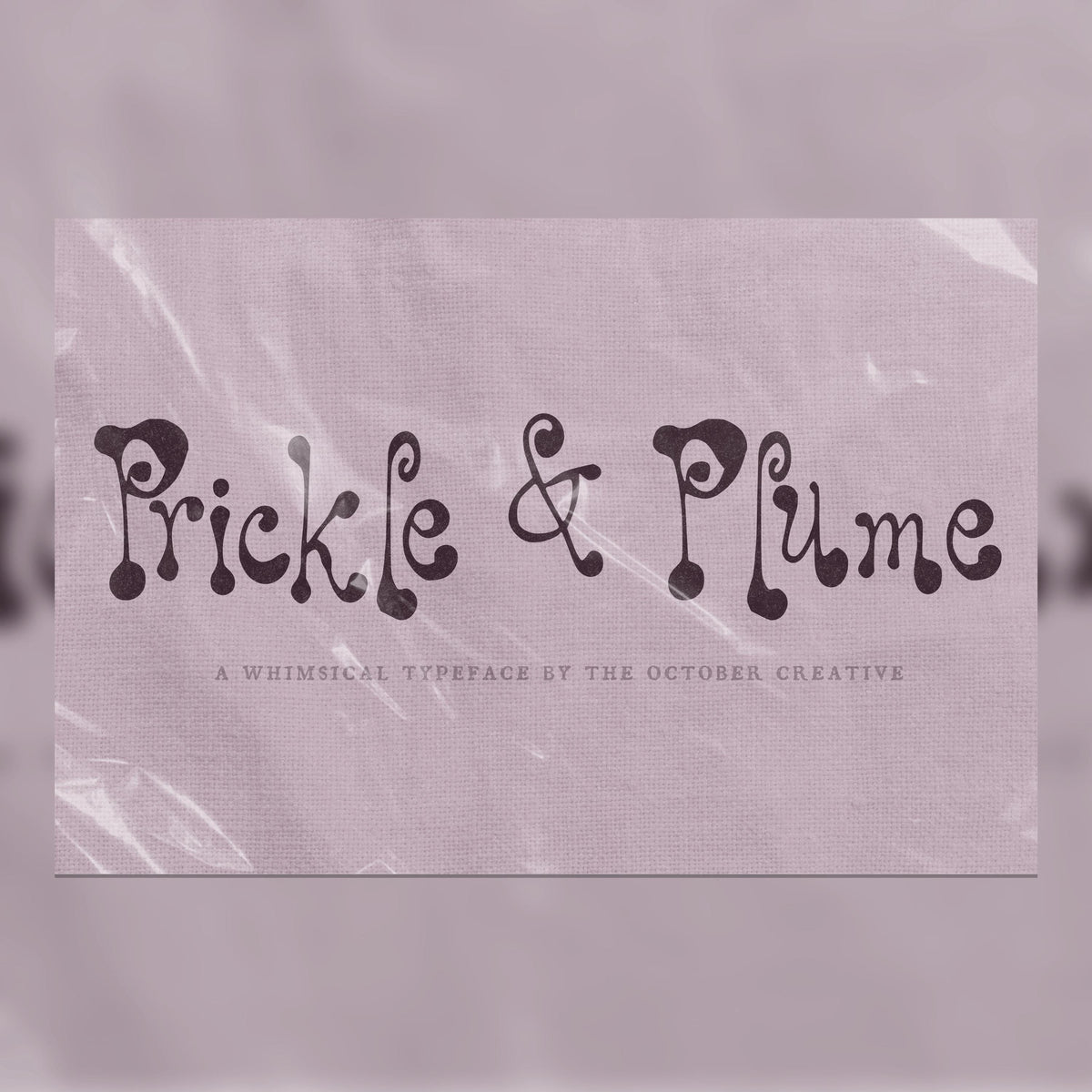 Prickle & Plume Font, preview 1