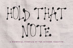 Hold That Note Font, preview 2