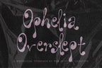 Ophelia Overslept Font, preview 2