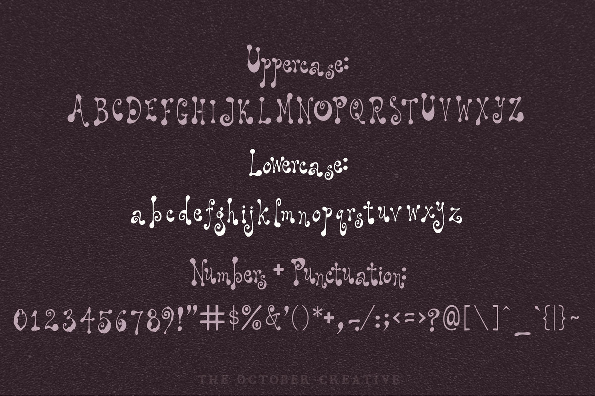 Prickle & Plume Font, preview 3