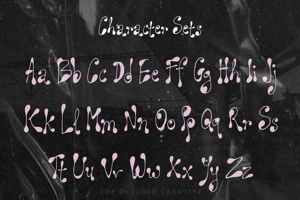 Ophelia Overslept Font, preview 4