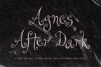 Agnes After Dark Font, preview 2