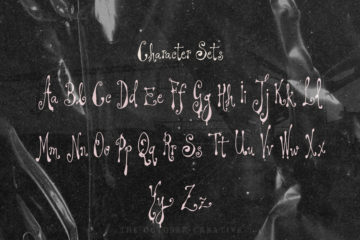 Prudence Lies Font, preview 4