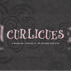 Curlicues Font, preview 1