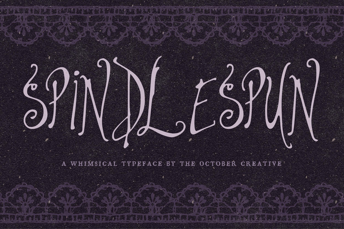 Spindlespun Font, preview 2