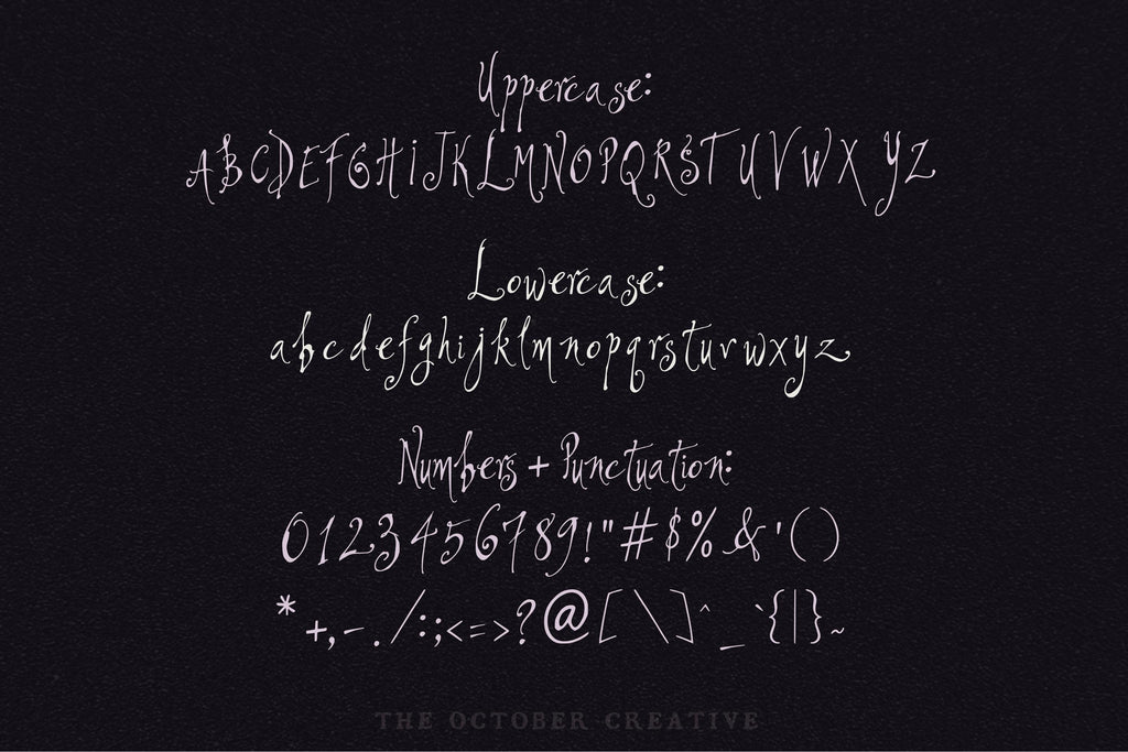 Spindlespun Font, preview 3