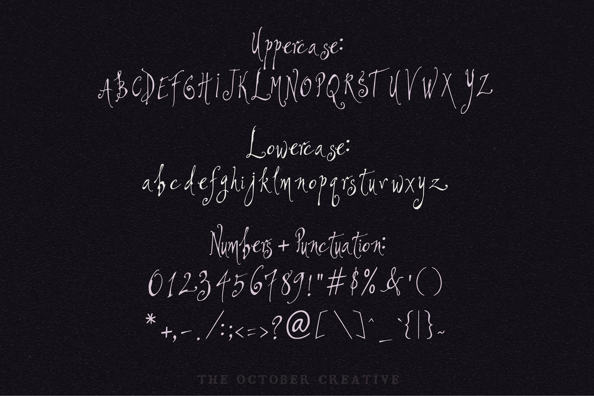 Spindlespun Font, preview 3