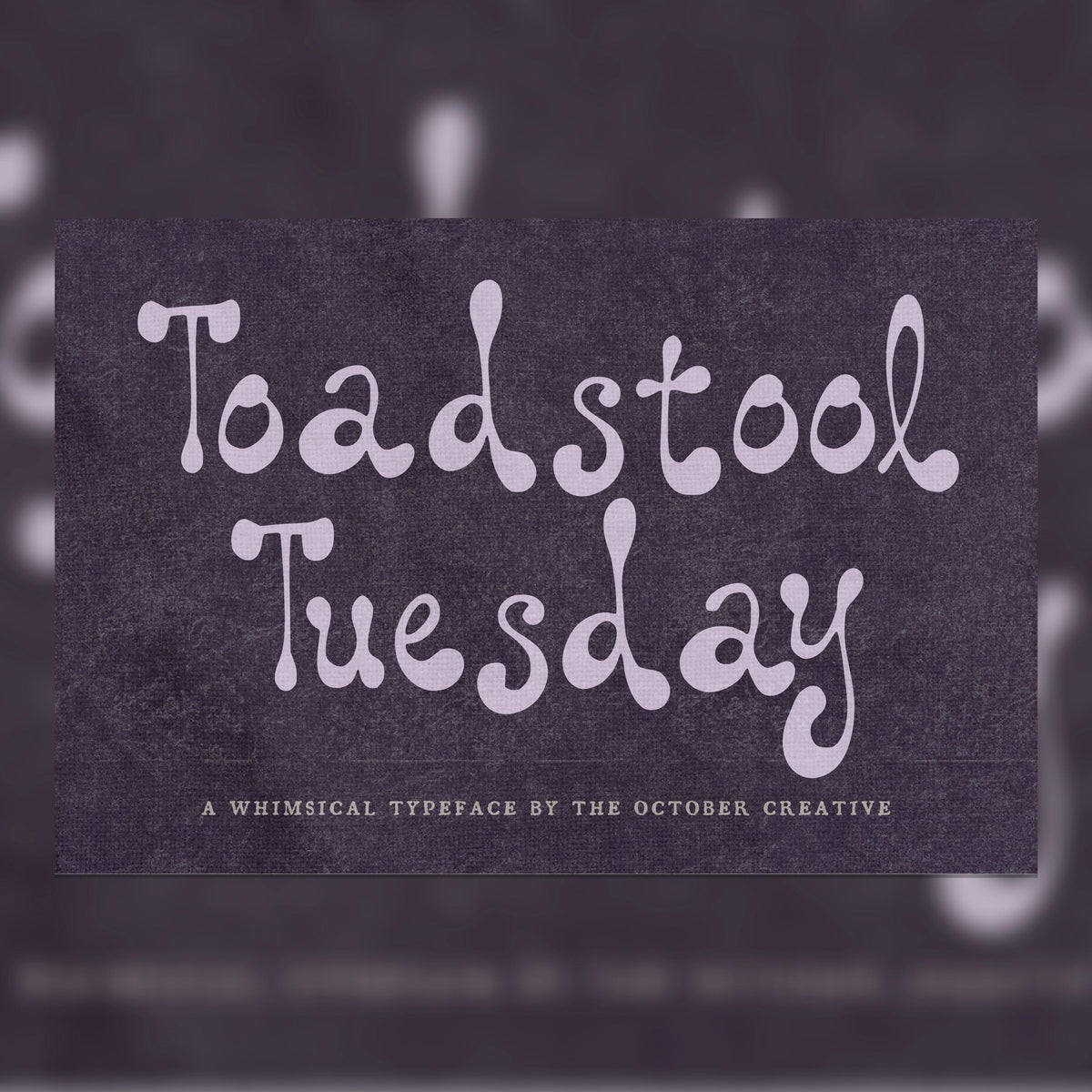 Toadstool Tuesday Font, preview 1