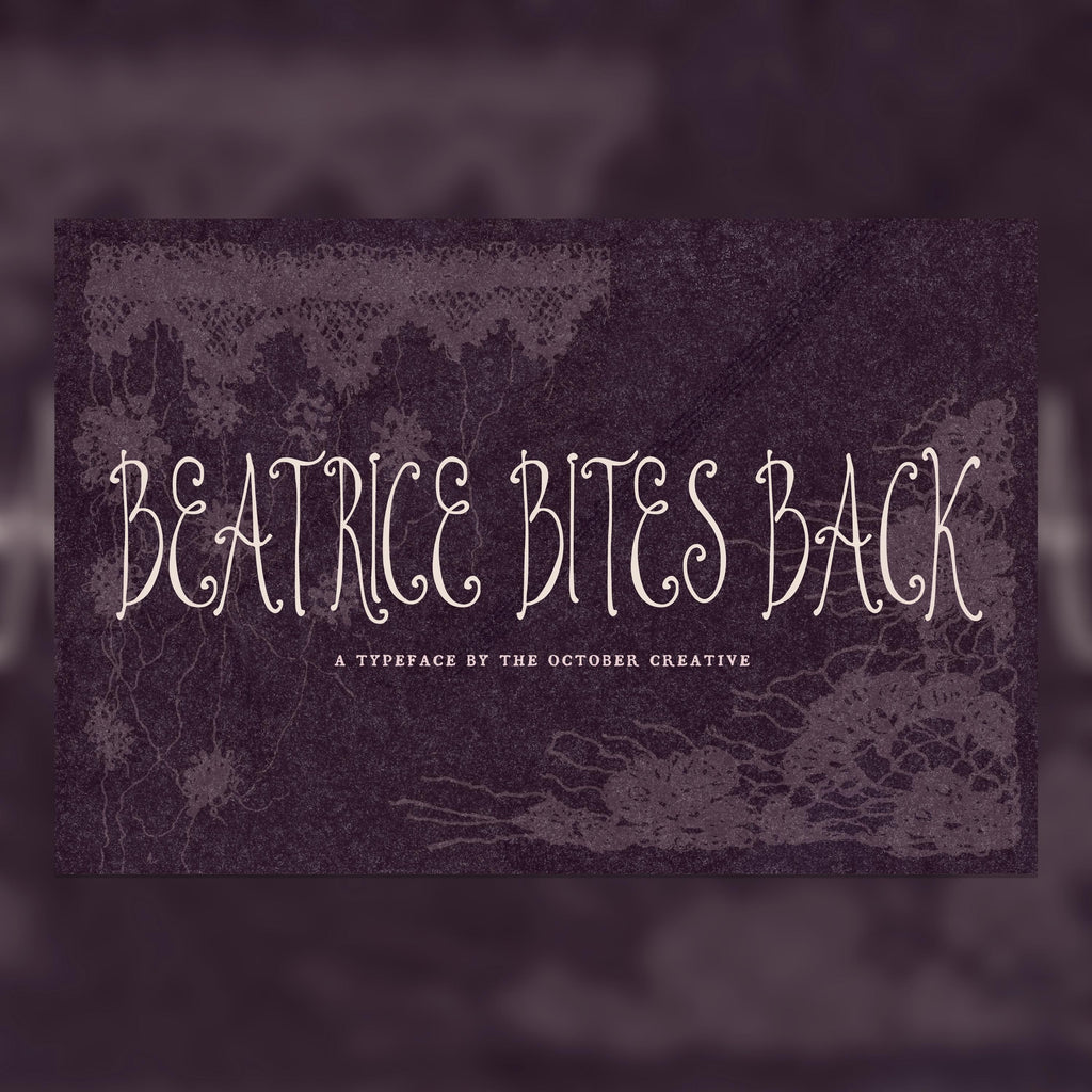 Beatrice Bites Back Font, preview 1
