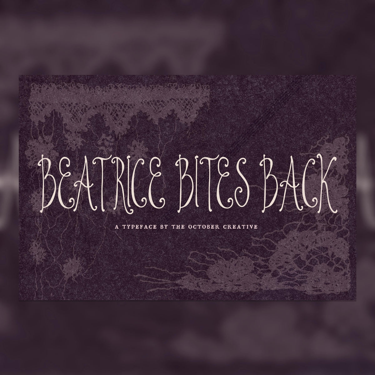 Beatrice Bites Back Font, preview 1