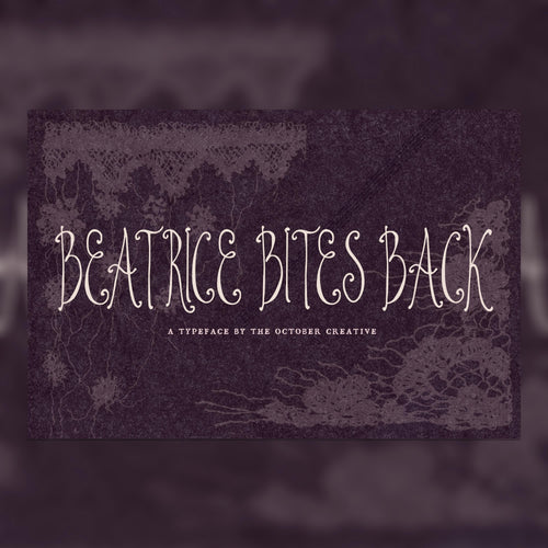 Beatrice Bites Back Font, preview 1