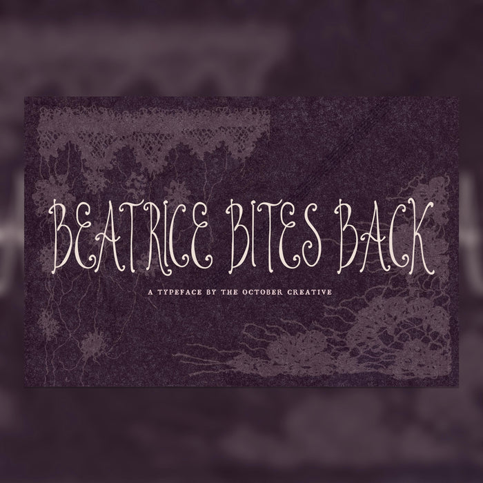 Beatrice Bites Back Font