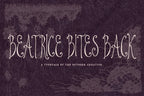 Beatrice Bites Back Font, preview 2