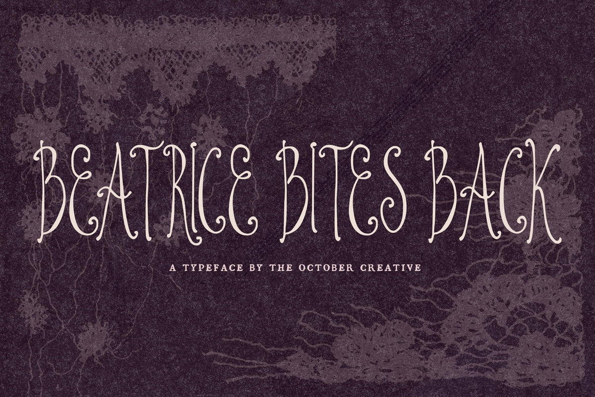 Beatrice Bites Back Font, preview 2