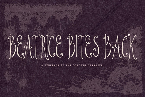 Beatrice Bites Back Font, preview 2