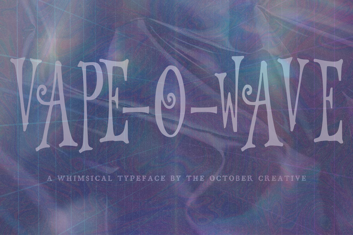 Vape-O-Wave Font, preview 2