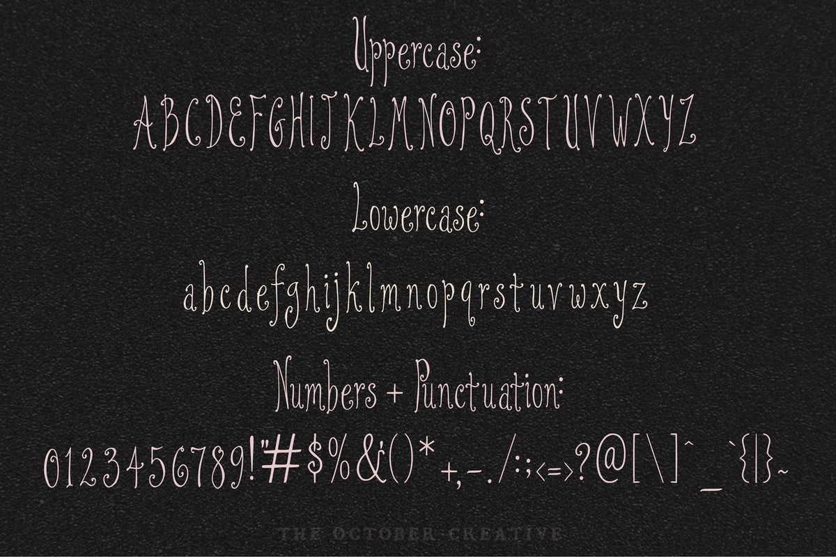 Beatrice Bites Back Font, preview 3