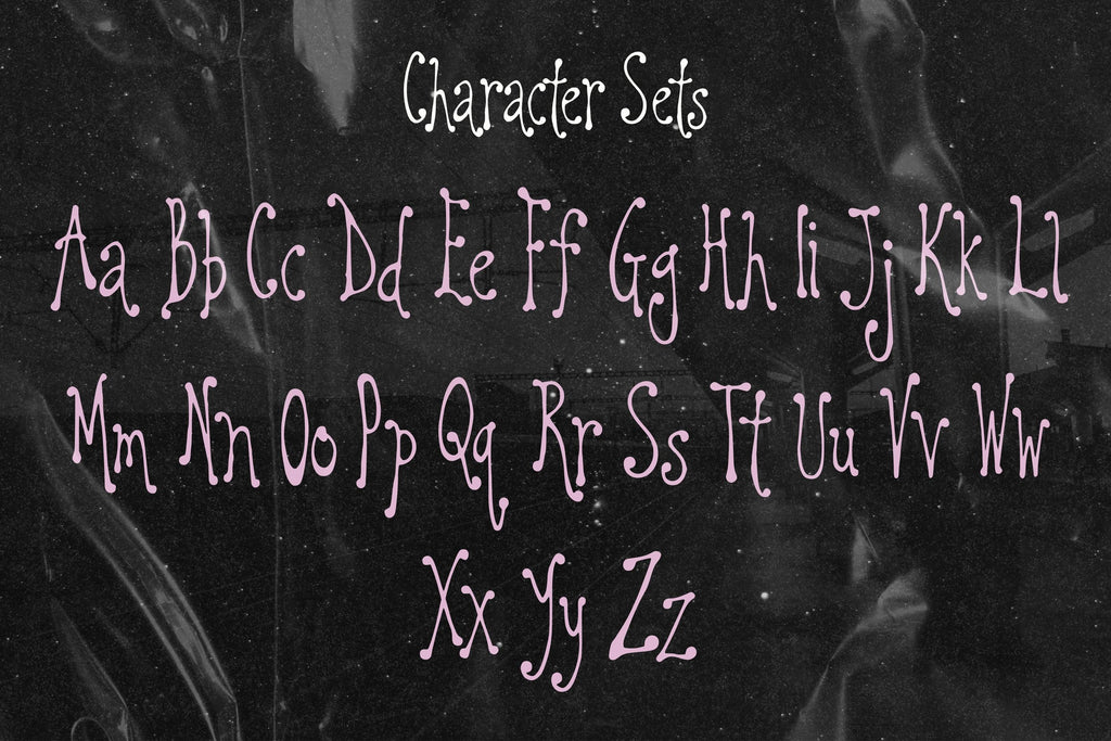 Gloom N' Shroom Font, preview 4