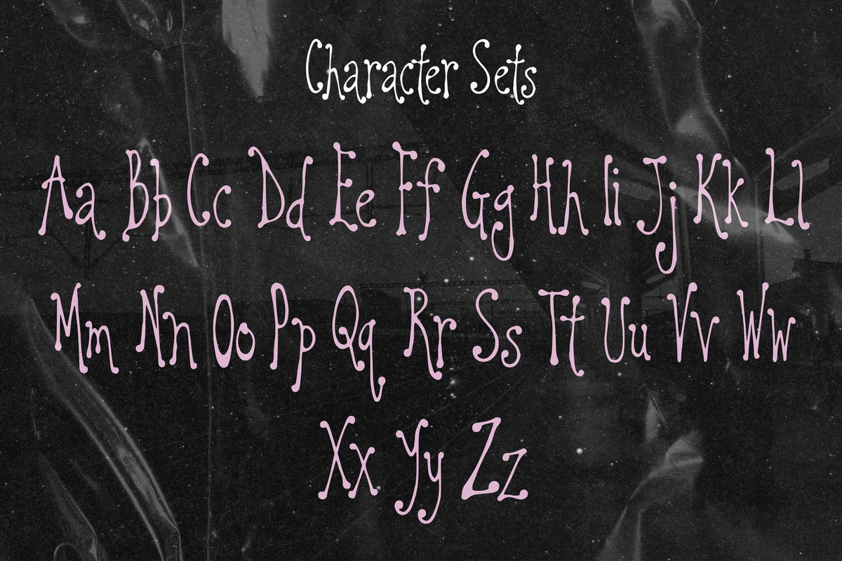 Gloom N' Shroom Font, preview 4