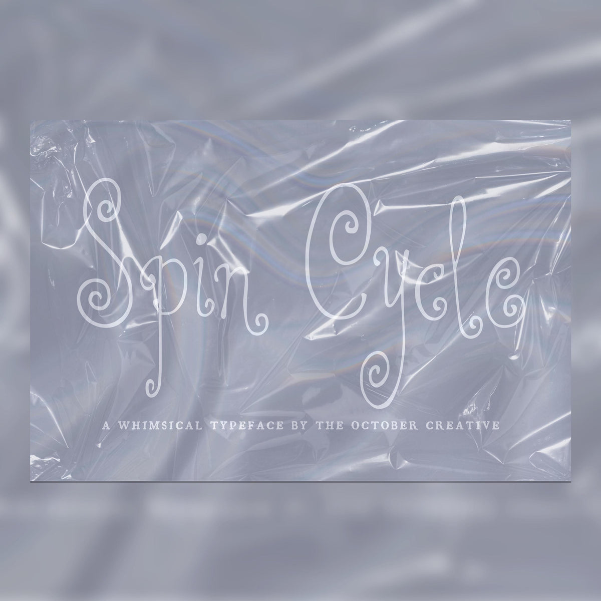 Spin Cycle Font, preview 1