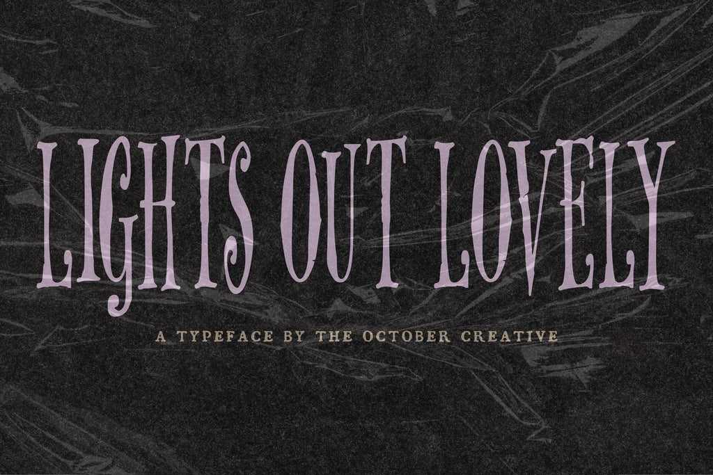 Lights Out Lovely Font, preview 2