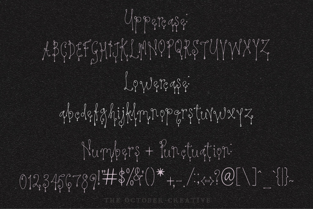 Never Mind Me Font, preview 3