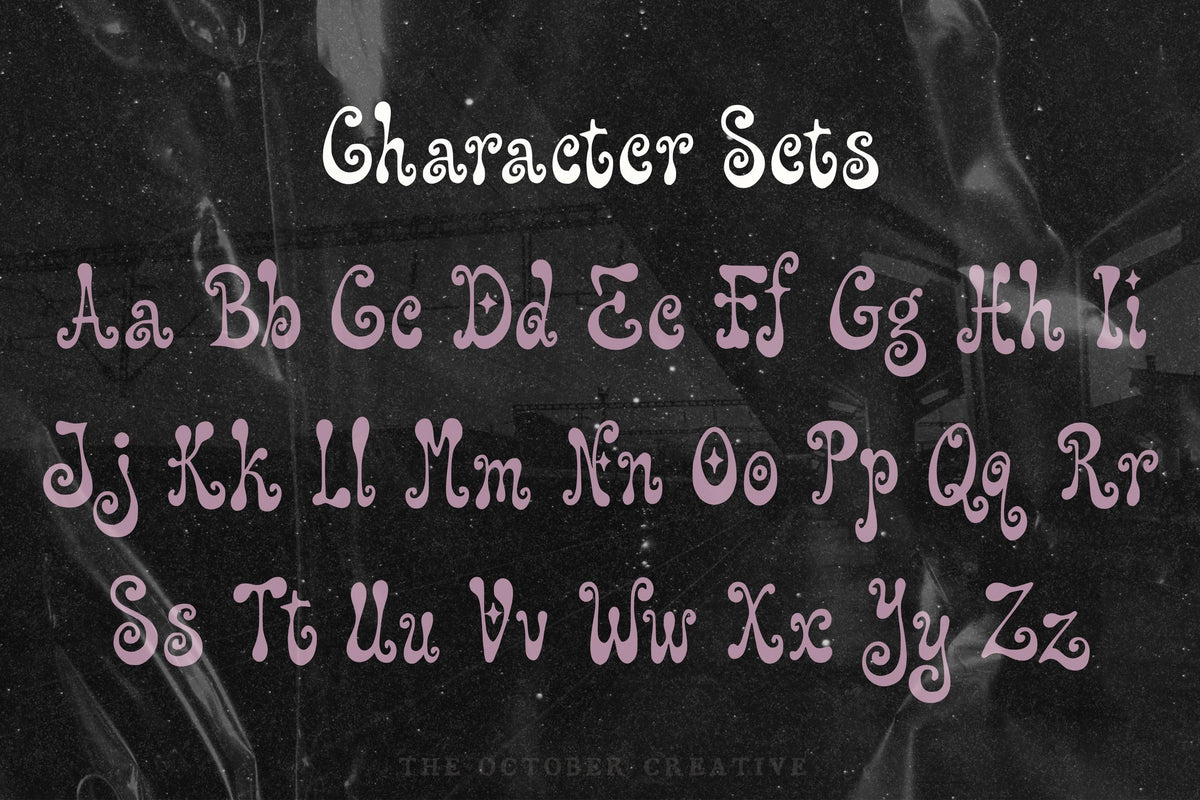 Hush Little Nothing Font, preview 4