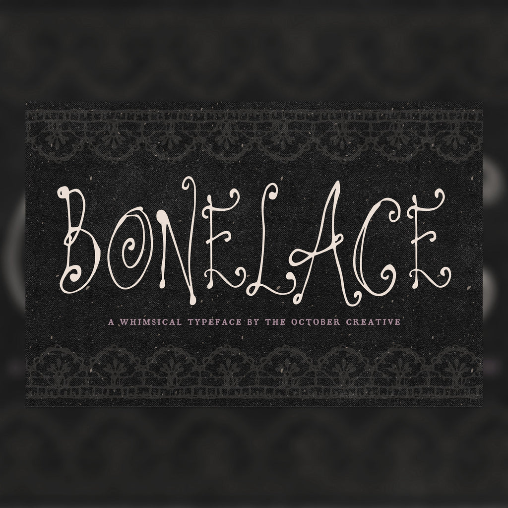 Bonelace Font, preview 1