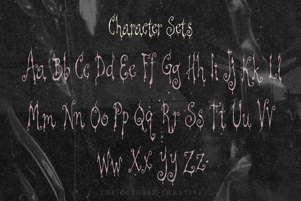 Wispwilt Font, preview 4