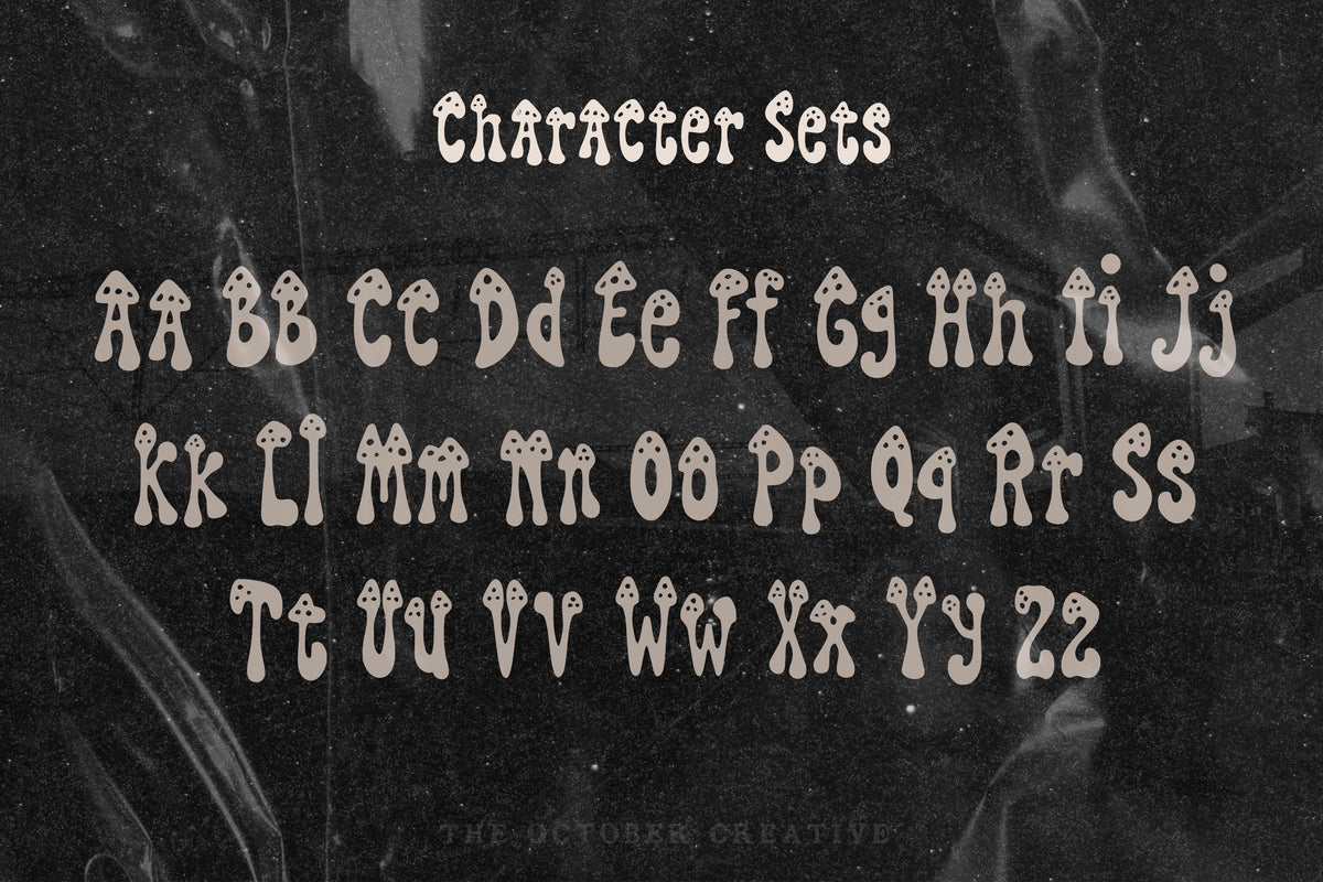 Mushroom Monday Font, preview 4