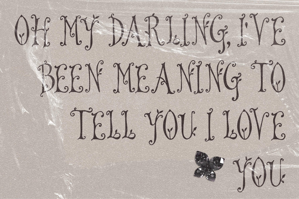 Garden Got In Font, preview 7