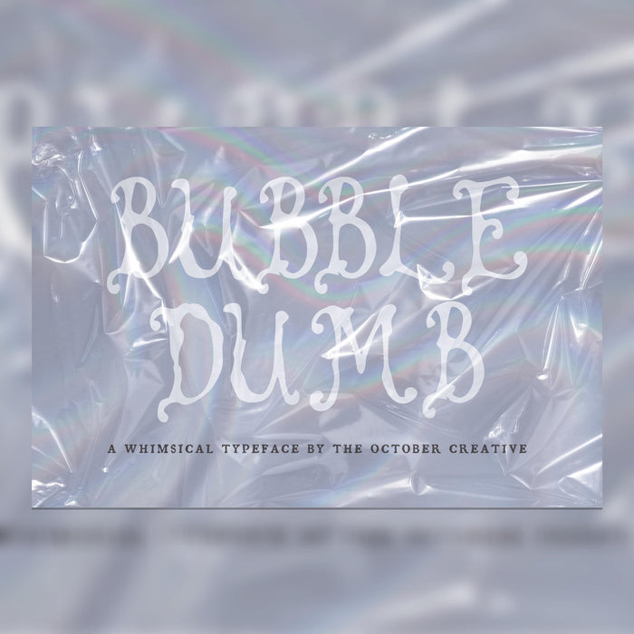 Bubbledumb Font