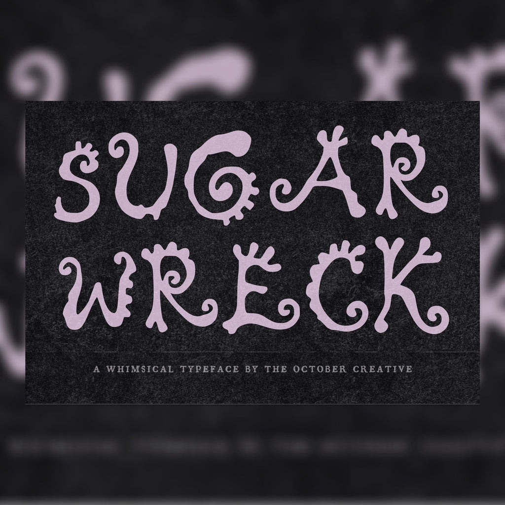 Sugarwreck Font, preview 1