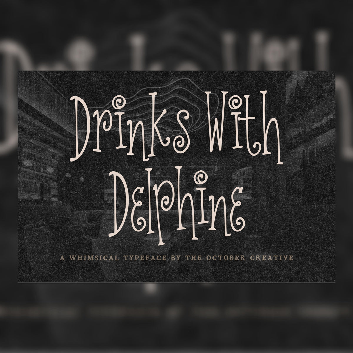 Drinks With Delphine Font, preview 1