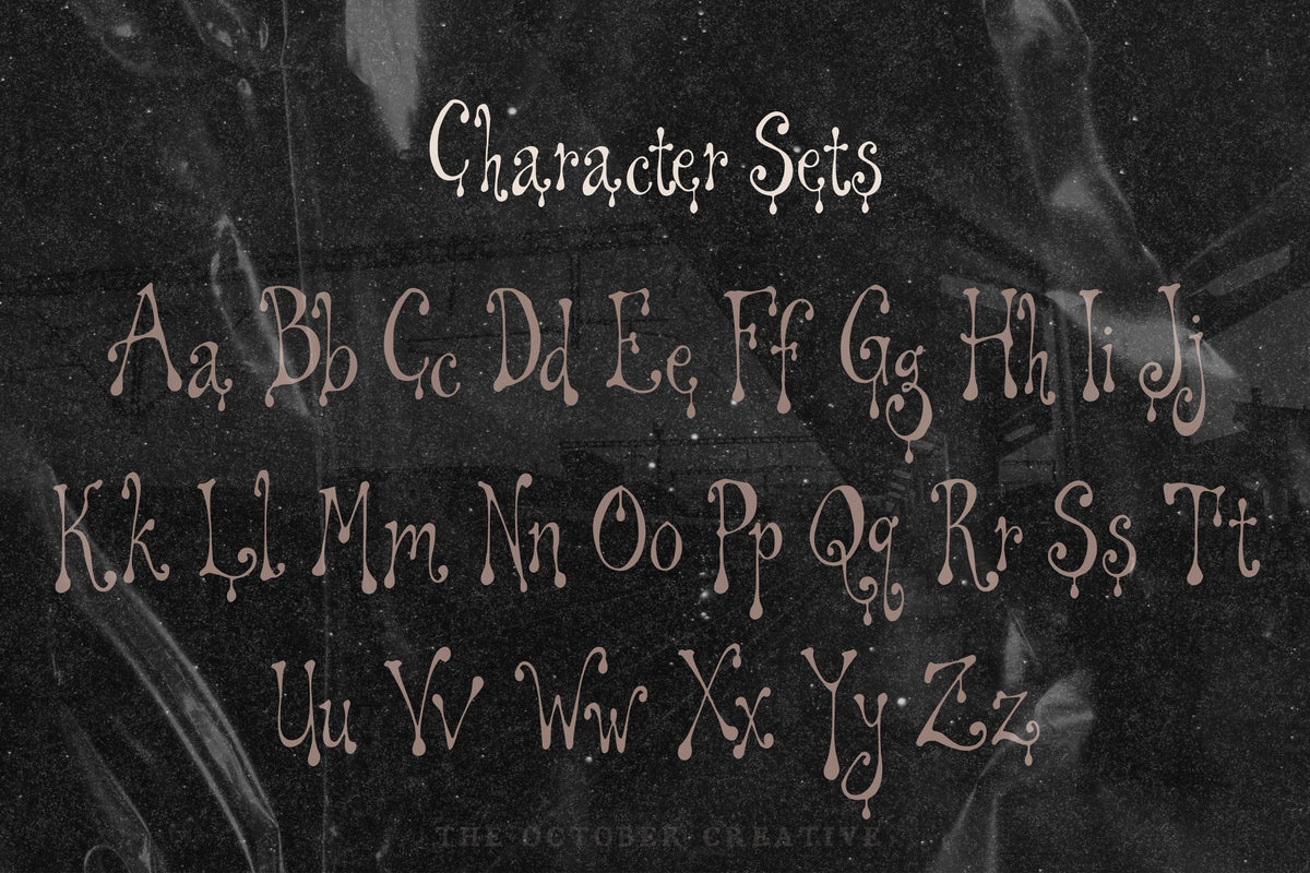 Nightmilk Font, preview 4