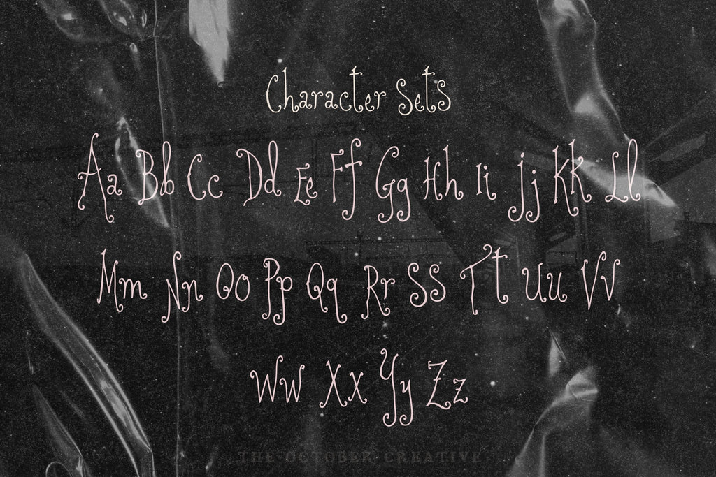 Ghostcurl Font, preview 4