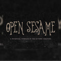 Open Sesame Font, preview 1
