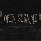 Open Sesame Font, preview 1