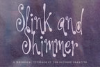 Slink and Shimmer Font, preview 2