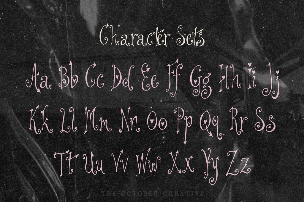 Tall Dark Sweetheart Font, preview 4