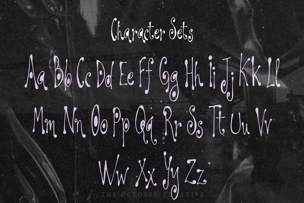 Slink and Shimmer Font, preview 4