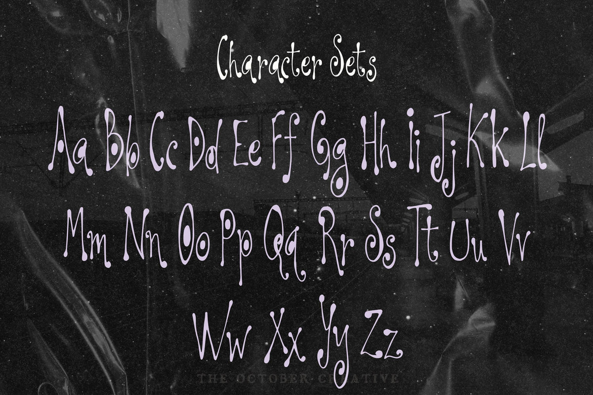 Slink and Shimmer Font, preview 4