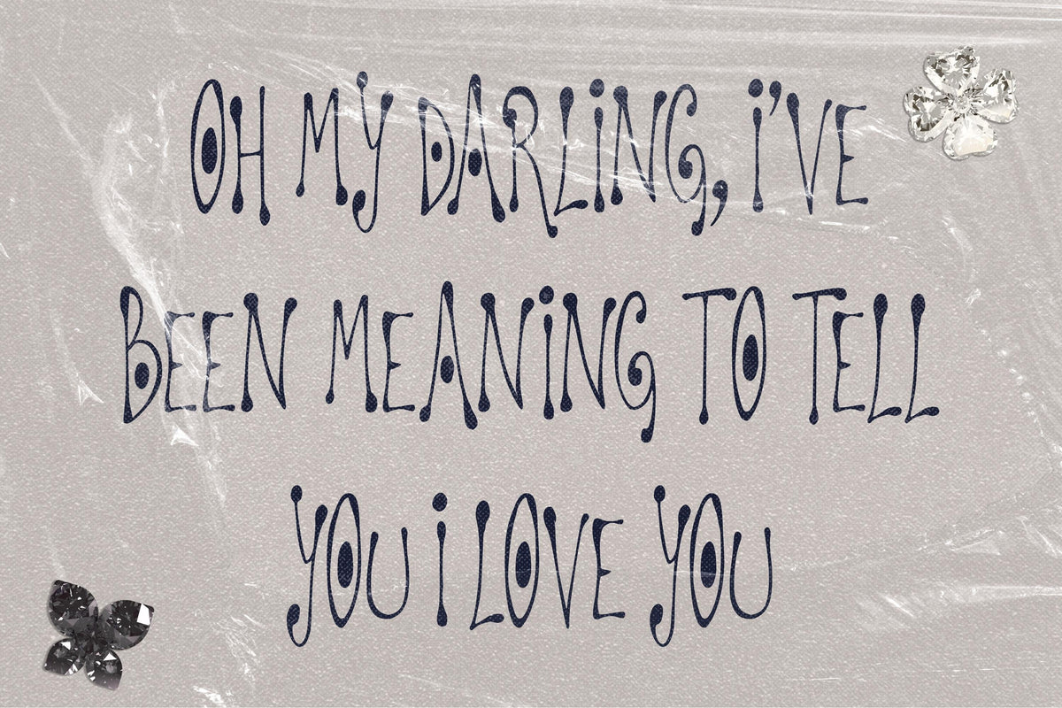 Slink and Shimmer Font, preview 7