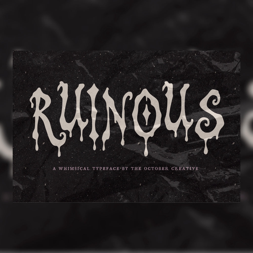 Ruinous Font, preview 1