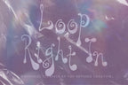 Loop Right In Font, preview 2