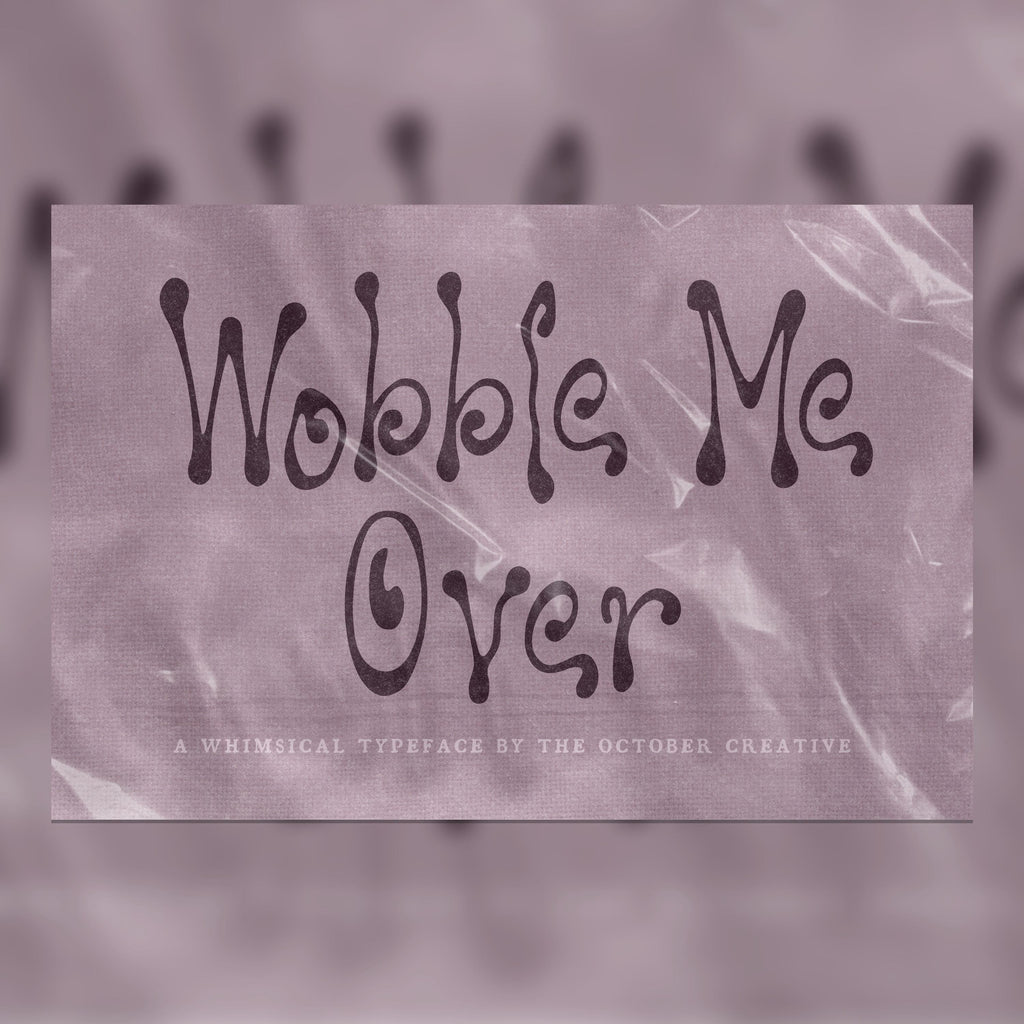 Wobble Me Over Font, preview 1
