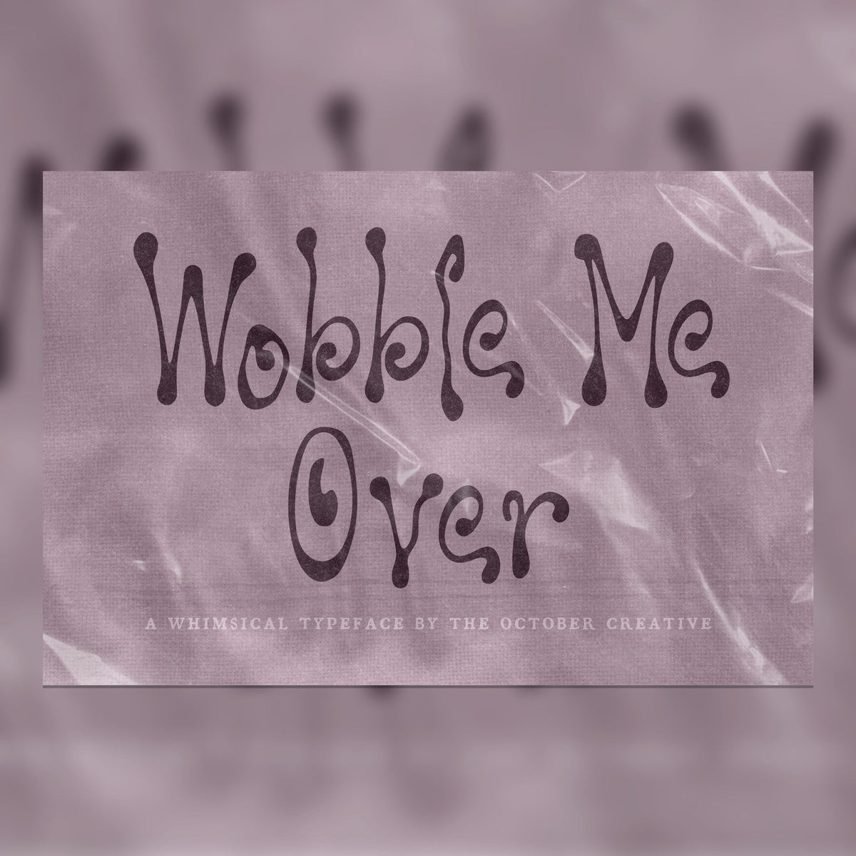 Wobble Me Over Font, preview 1