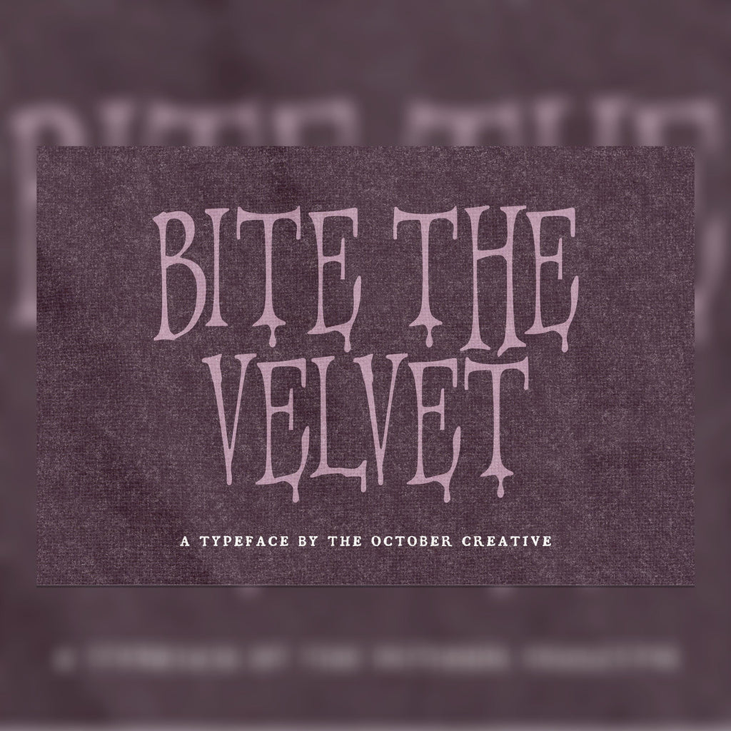 Bite the Velvet Font, preview 1