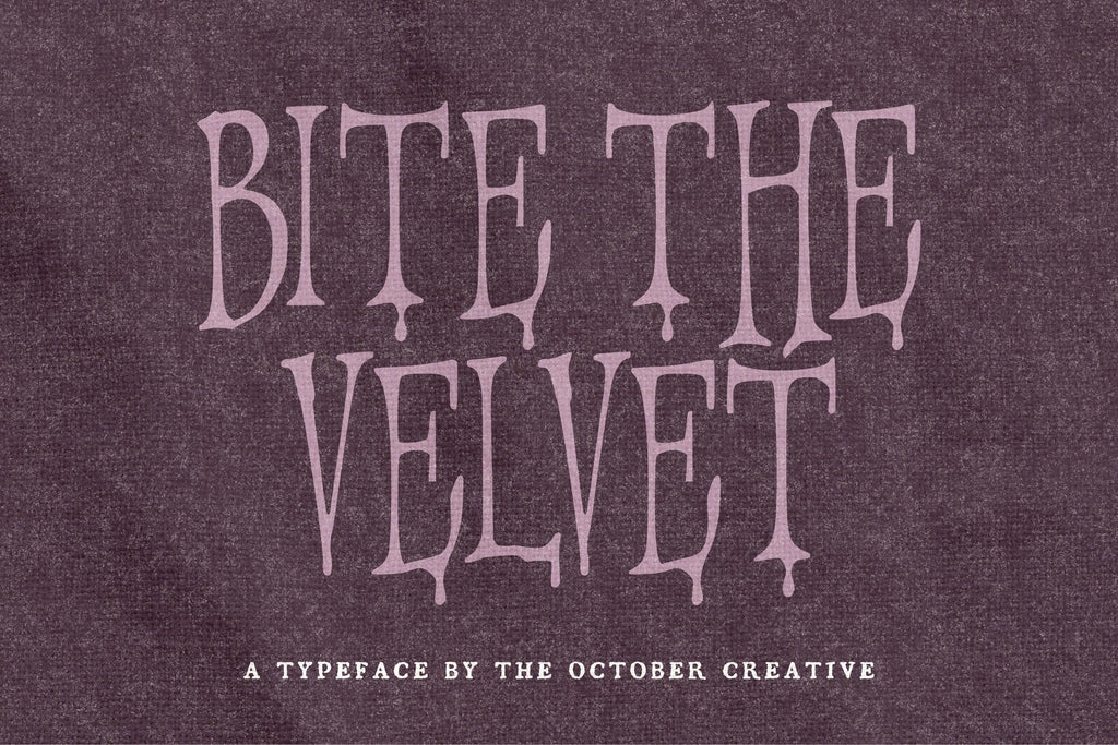Bite the Velvet Font, preview 2