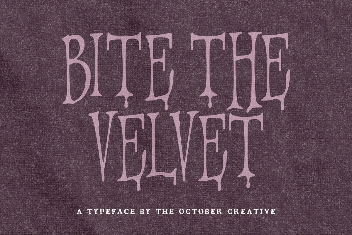 Bite the Velvet Font, preview 2